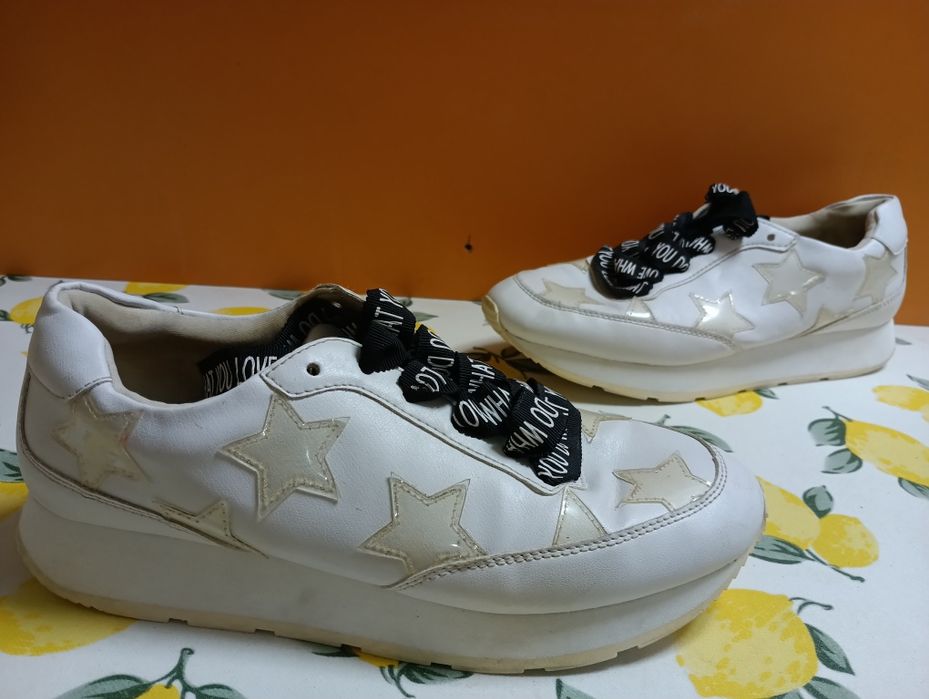 Zara N 39 сникърси кожени - 20 ля