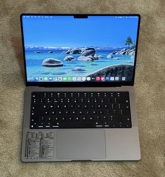 Macbook Pro 14” M2 Pro 2023, impecabil, k nou, full box, 91 cicluri