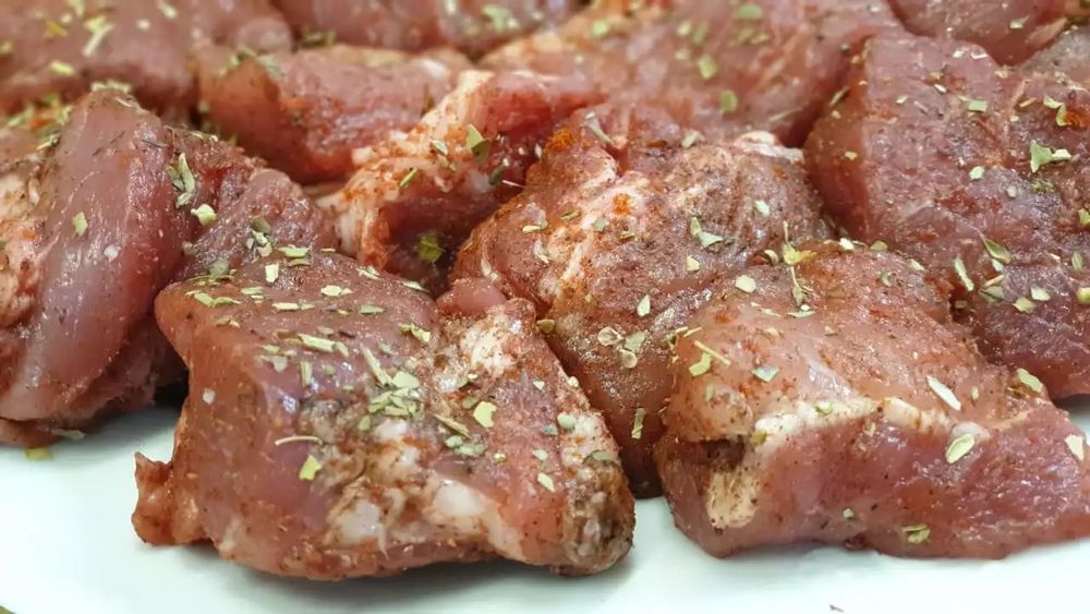 Шашлык в сыром виде маринад