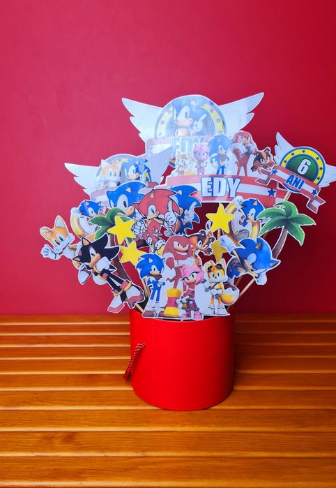 Toppere tort cu Ariciul Sonic