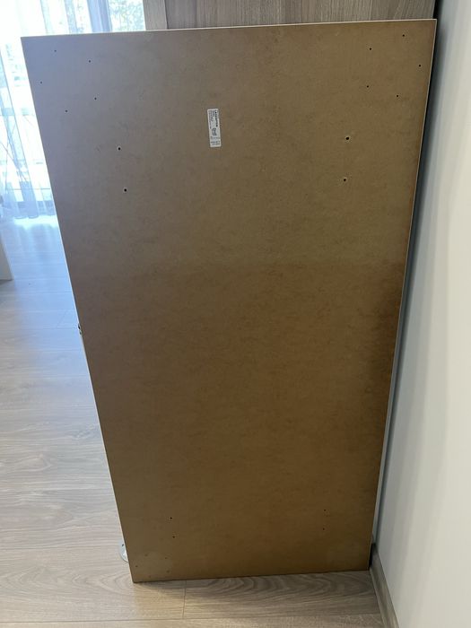 Birou alb Ikea Lagkapten + 2 picioare reglabile Adils