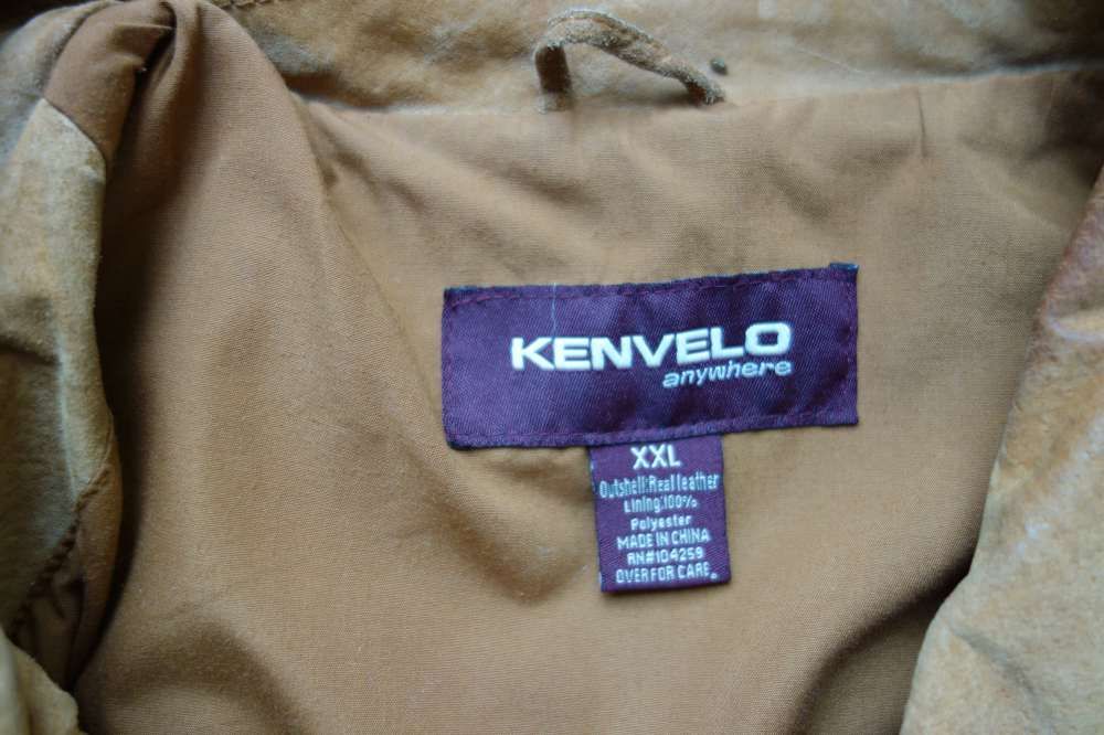 Geaca piele KENVELO - maro - XL !!!
