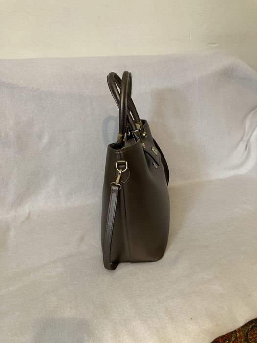 Geanta dama din piele Pretta, maro