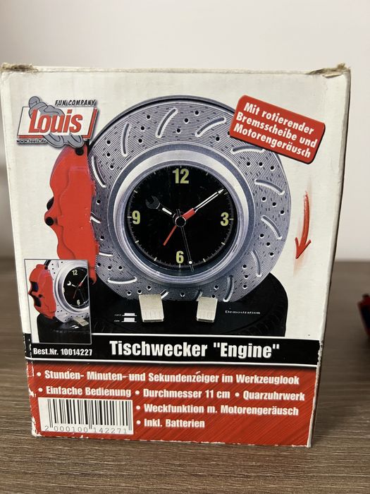 Ceas cu alarma in forma de disc frana