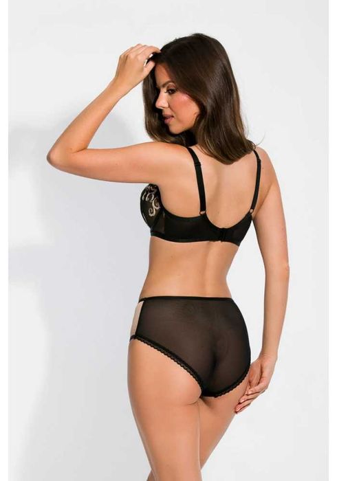 Сутиен с мека чашка в черен цвят GLAMOUR 19193 MEDIOLANO
