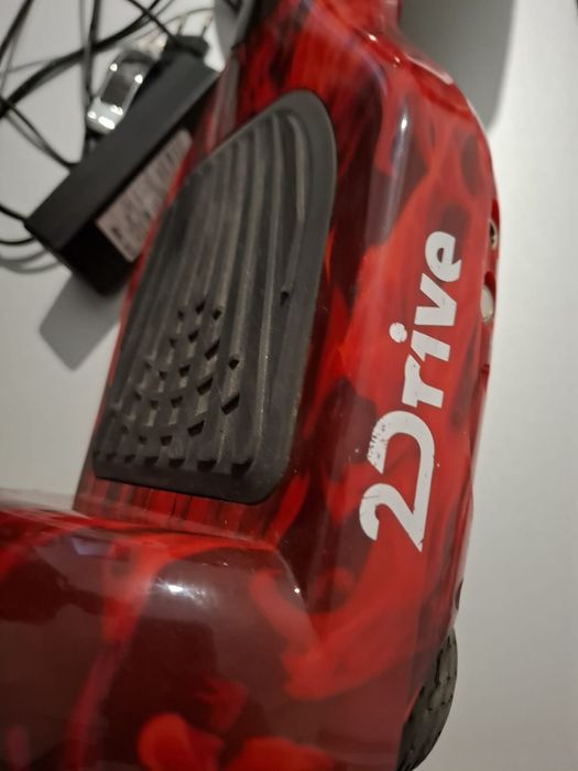 Hoverboard roșu cu bluetooth
