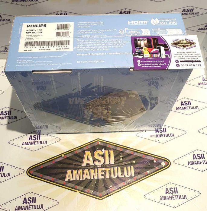 Asii Amanetului- Videoproiector Philips NeoPix 100 , Nou Sigilat