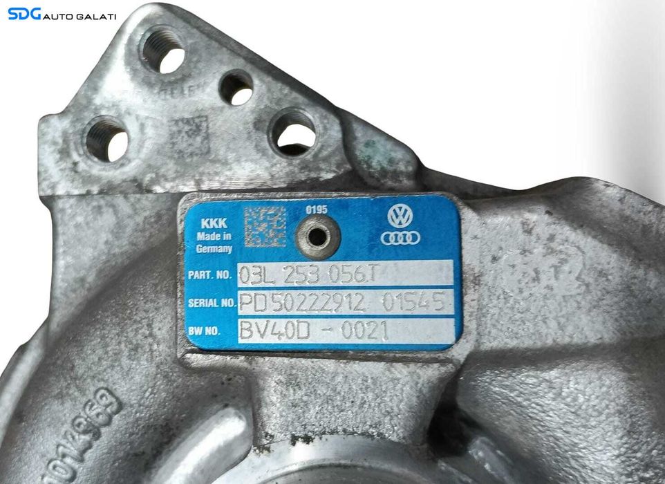 Turbo Turbina Turbosuflanta FARA Actuator Volkswagen Touran 1T3 2.0 TDI 2010 - 2015 Cod 03L253056T [MX0247]