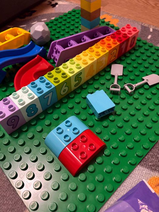 Lego Duplo пластина плюс кубики