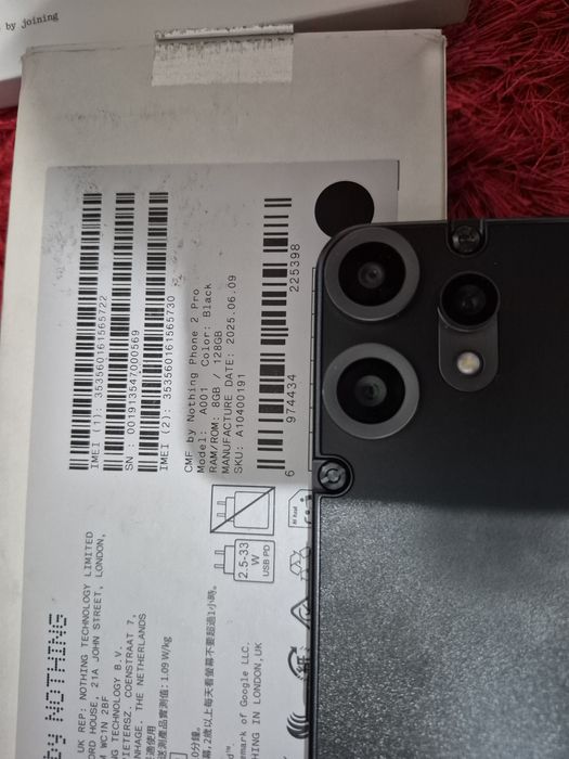 -Nothing Phone 2Pro Nou 128Gb, 8Ram ireprosabil a fost pusa cartela in el cateva zile Black doar telefonul si cutia poze reale nici o restrict