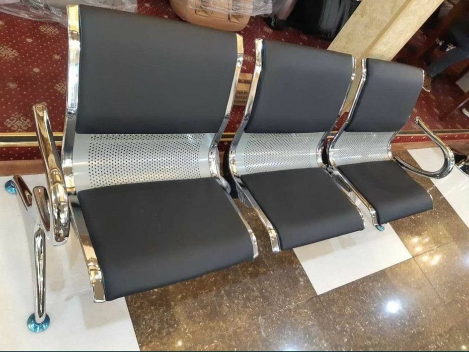 Офисный скамейка 3 местный для ожидания зала