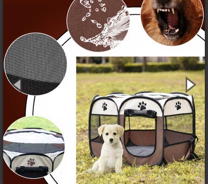 Сгъваема кошара за кучета и котки