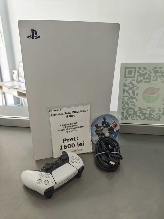 Consola Sony Playstation 5 Disc (Ag44 B7348) - Garantie 2 ani!