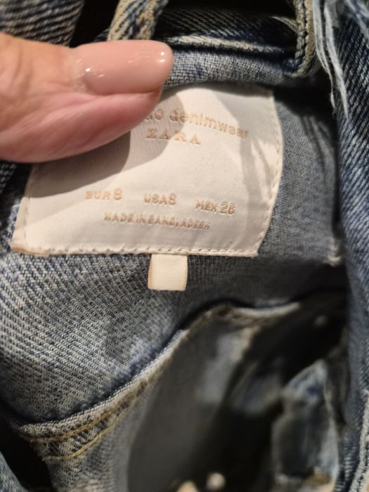 дълго дънкови аке  зара