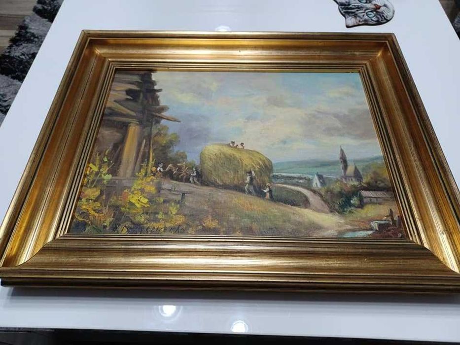 Mikhail D. Tkachenko (1860-1916) - Carul cu fân