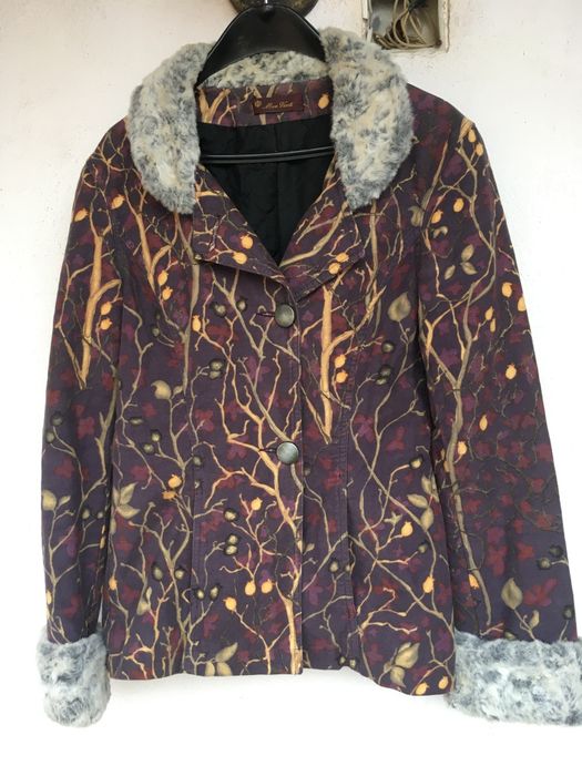 Зимно яке с пухена яка и ръкави, M