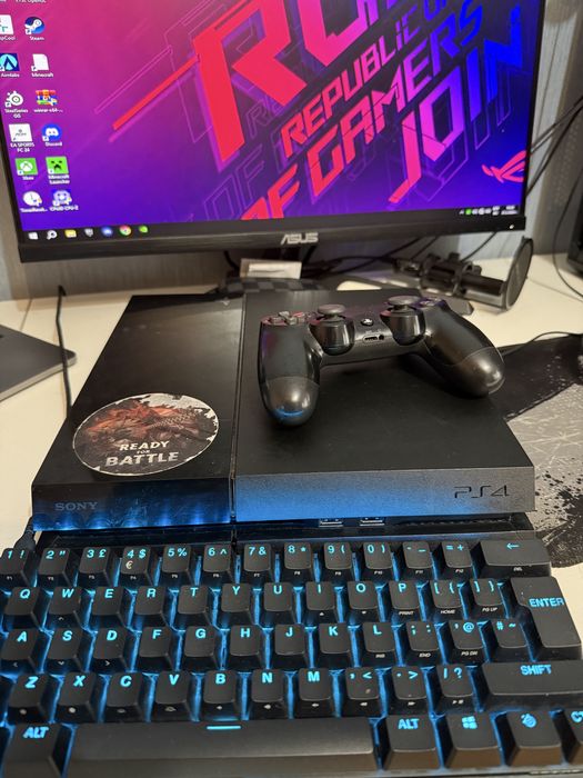 Ps4 с джойстик и игра