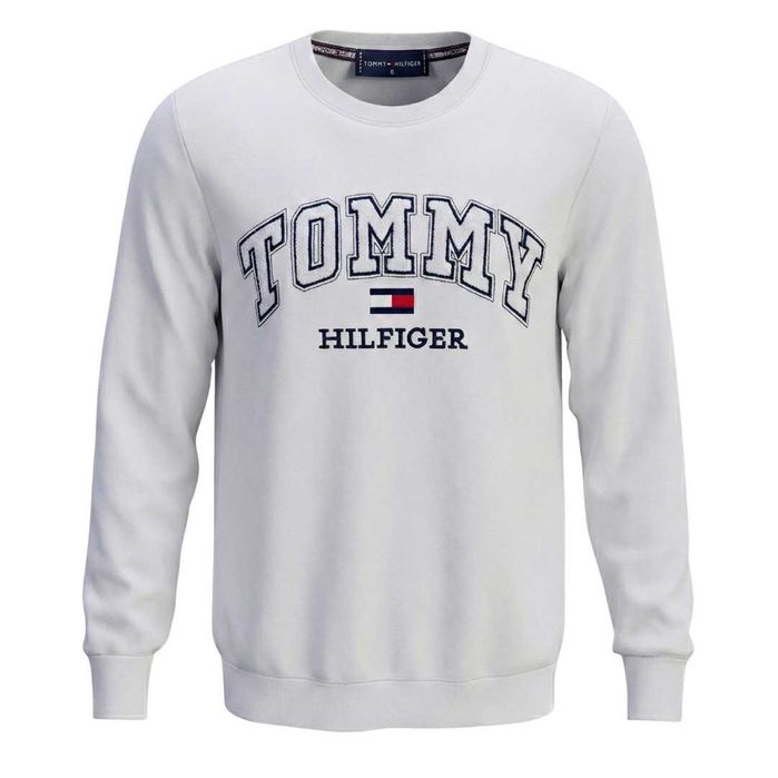 Мъжка Оригинална Блуза - Tommy Hilfiger - Бял Цвят