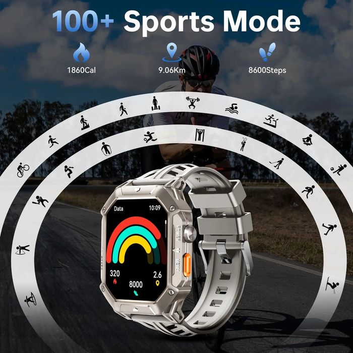 Часовник  смарт OUKITEL BT80 1000mAh Battery