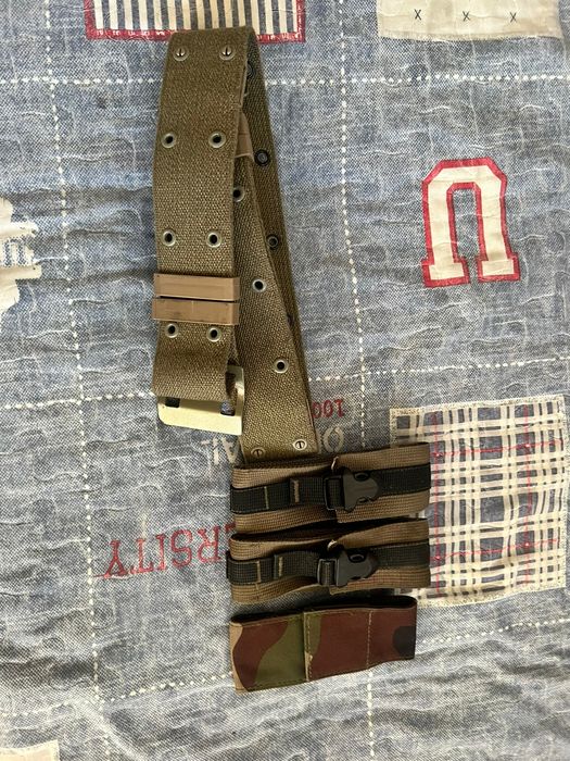 Ремень военный с карманами