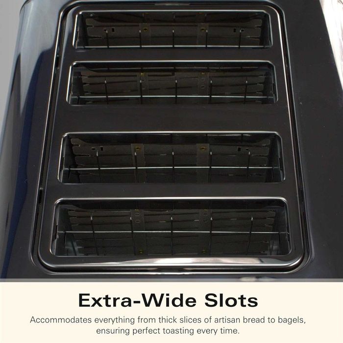 Тостер Hamilton Beach 4 филии, 2300 W, 6 контрола за изпичане,HBT3221B