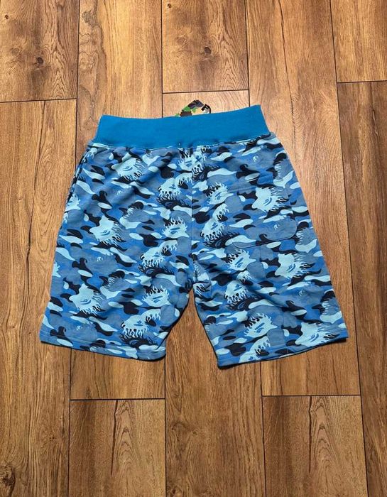 Bape Fire Camo Sky Blue Shorts