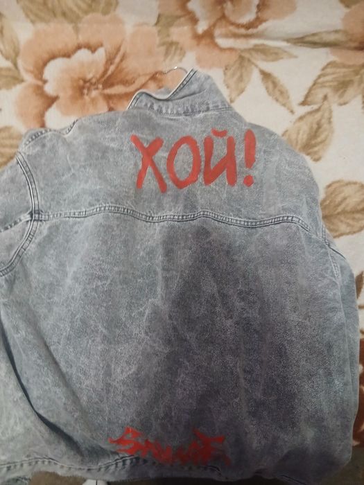 Джинсовая,с вышивкой