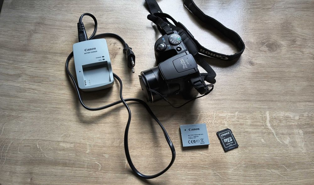 Camera foto Canon PowerShot SX510 HS, zoom optic 30x, Wi-Fi + card 16 GB