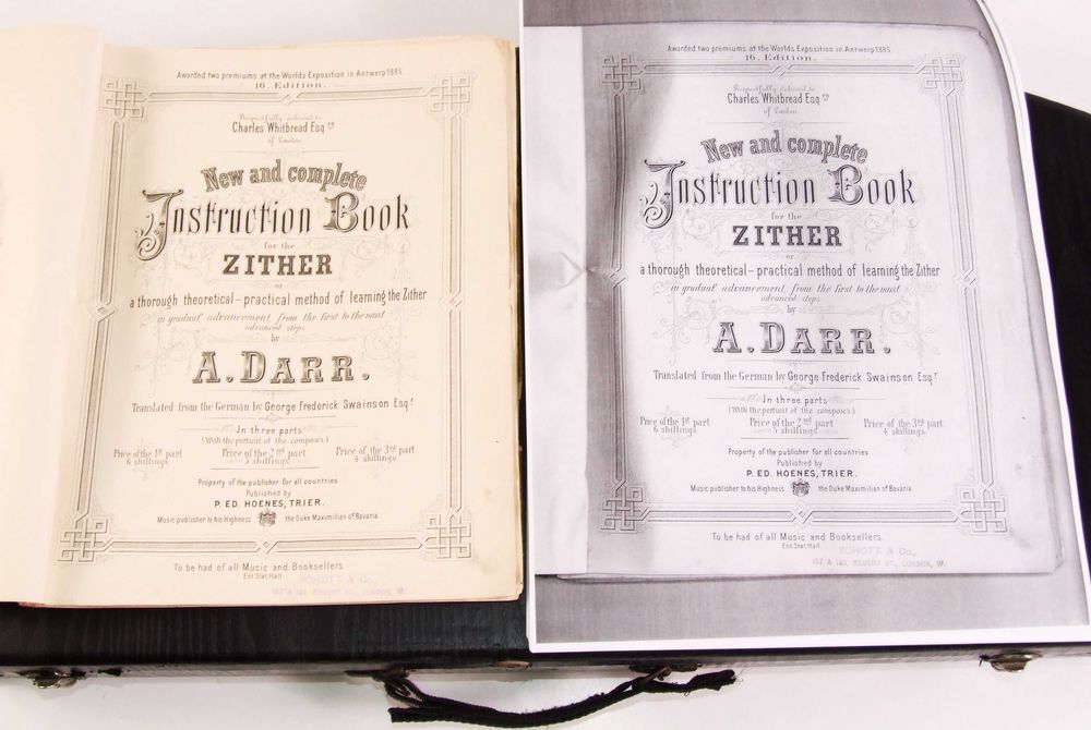 TITERA "Anton Brauer Schonbach" 1931 + Manual + 25 corzi de rezerva