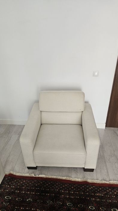 Fotoliu bej, calitate premium  ( 2 bucăți)