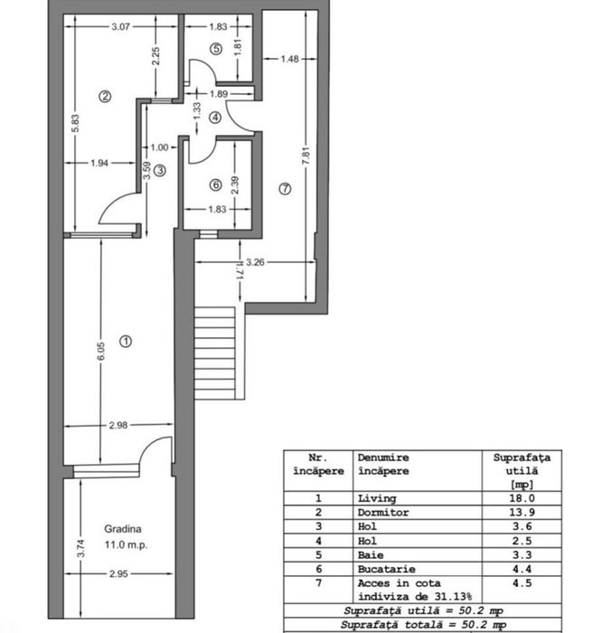 Apartament nemobilat cu terasă proprie – Sector 1, Bucureștii Noi