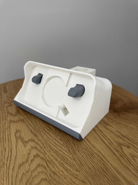 iPhone StandBy Стойка (12-17 Pro/Max) – 2-в-1 за iPhone, Apple Watch & AirPods