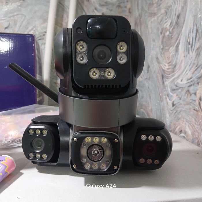 Новый камера сатылады күннен зарядта  алады 360 градусқа.