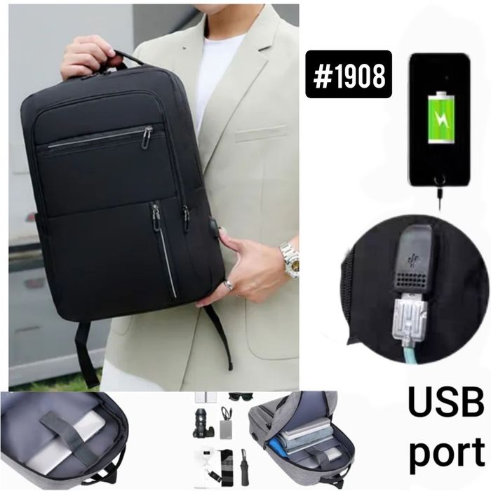 Сумка - рюкзак для ноутбука USB port. Sumka - Ryukzak Noutbuk uchun.