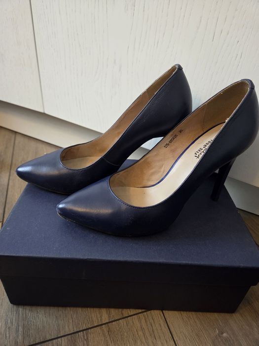 Туфли лодочки синие