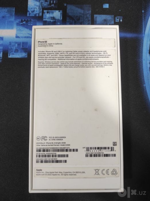 Apple iPhone SE 2022, Midnight 64GB