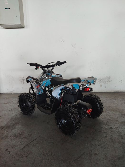 ATV 49cc pornire la buton și sfoara limitator viteza roti pe 6 inch