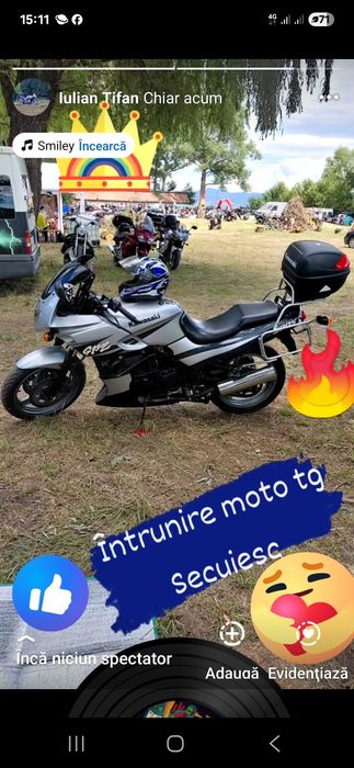 Vând motocicleta KAVASAKI GPZ 500S sau schimb cu Transalp