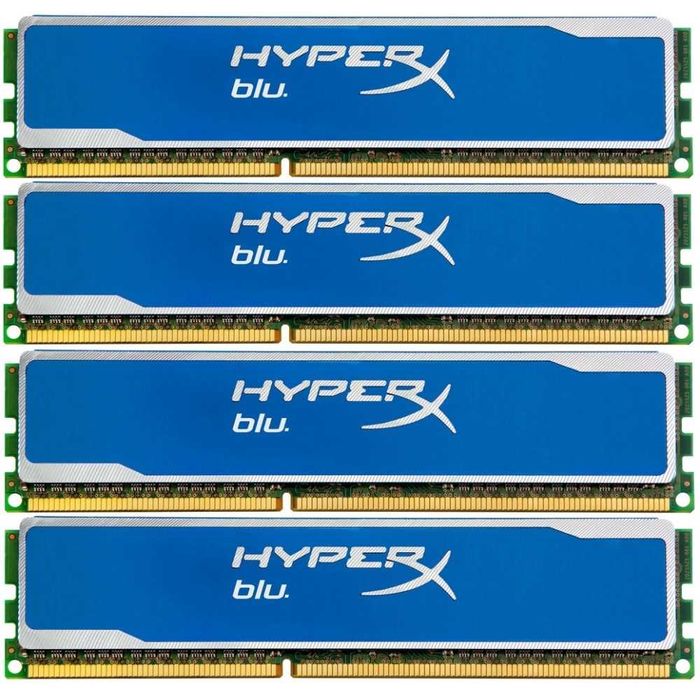 RAM 16GB 4x4gb Kingston HyperX blu. 1333Mhz DDR3
