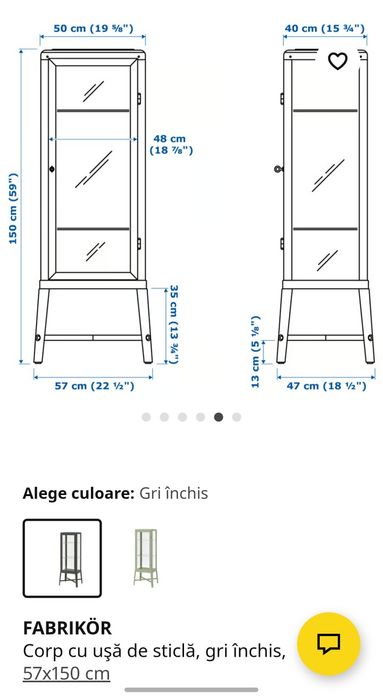 Vitrina IKEA - Fabrikor
