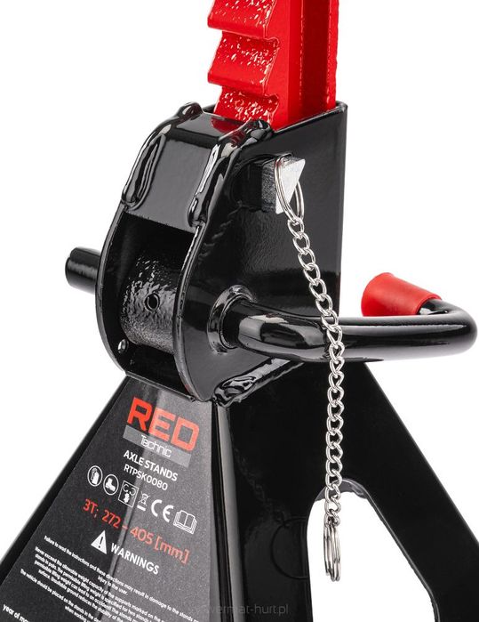 Set 2 capre auto cu autoblocare 3 T, Redtechnic RTPSK0080