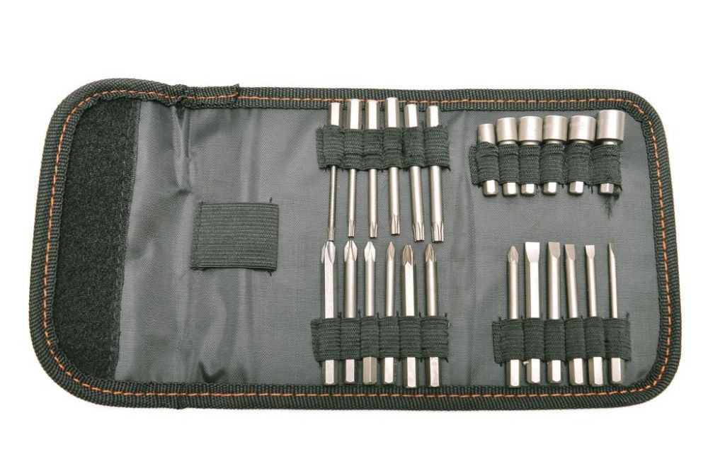 Комплект инструменти FINDER 26/58 части с накрайници за отвертки