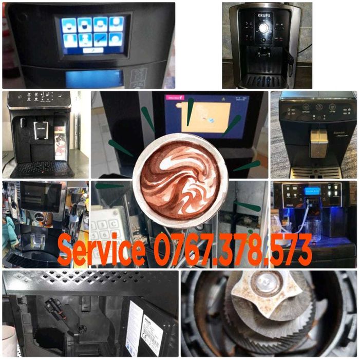 Repararatii Aparate Cafea Service Espressoare Saeco Philips DeLonghi