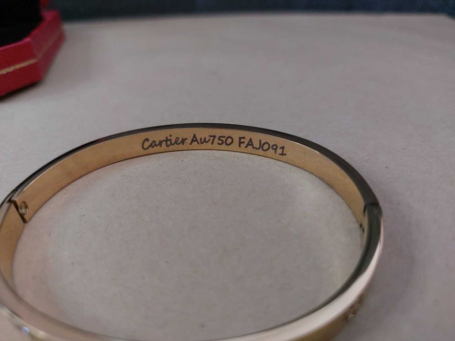 Bratara Cartier Love - Diamonds  Gold 16 Gold 18K Diamond