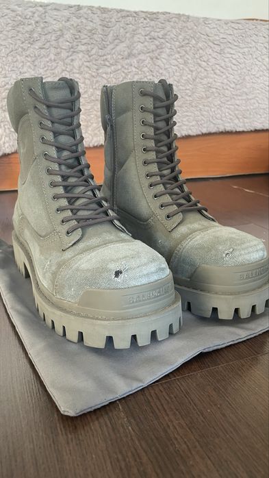 balenciaga striker boots