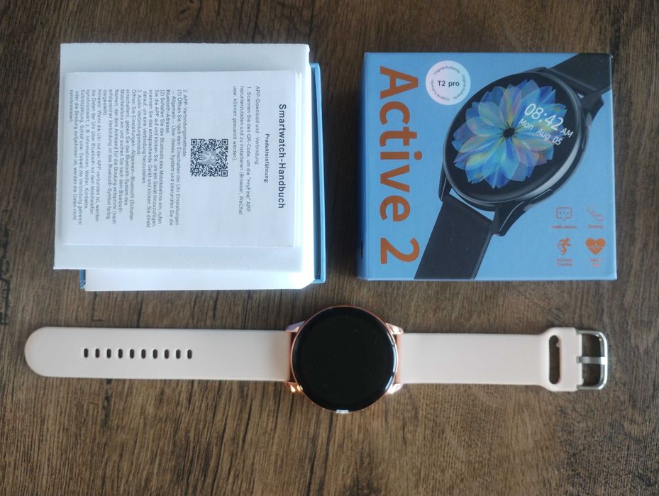 Смарт часовник T2 Proactive 2 розов