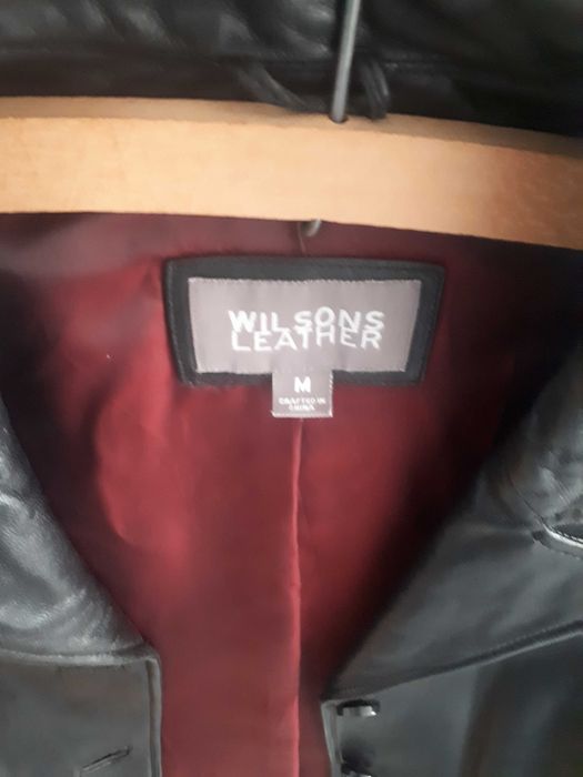 2 geci din piele naturala pentru femei, marimea M si L,Wilson Leather.