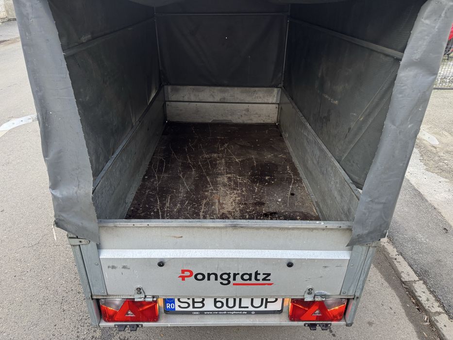 Remorca Pongraz, 750 kg, 2018, inmatriculată