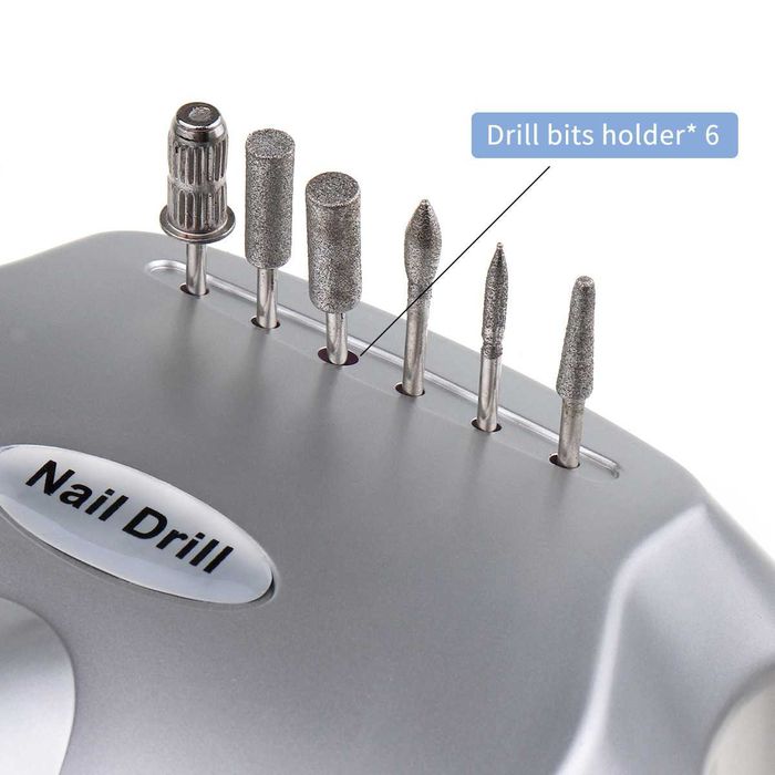 Професионална електрическа пила за маникюр и педикюр с приставки