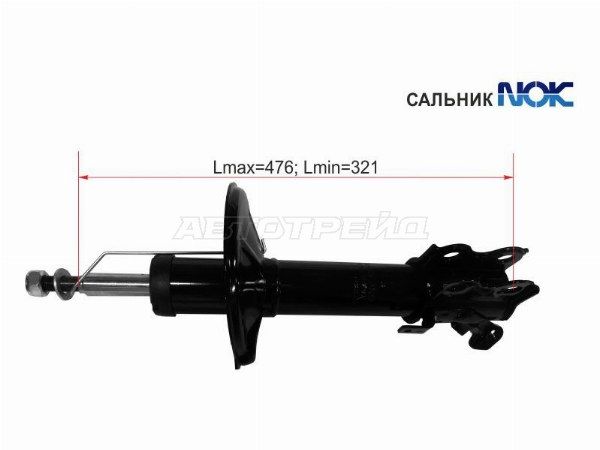 Стойка передняя Toyota Corsa